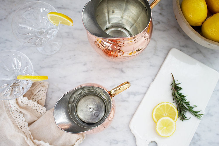 Vintage Inspired Copper Small Pitcher