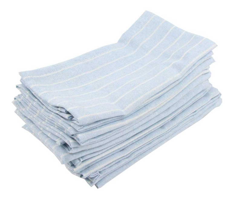 Blue Pinstripe Napkin - Set of 4
