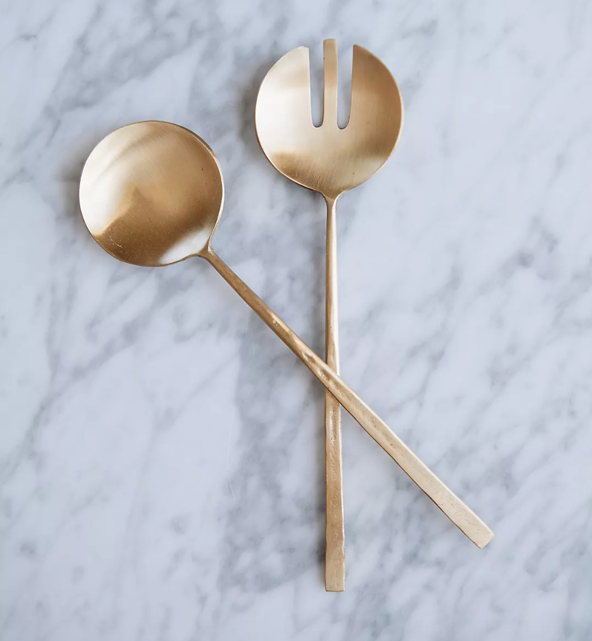 Connected Goods Brass Serving Set