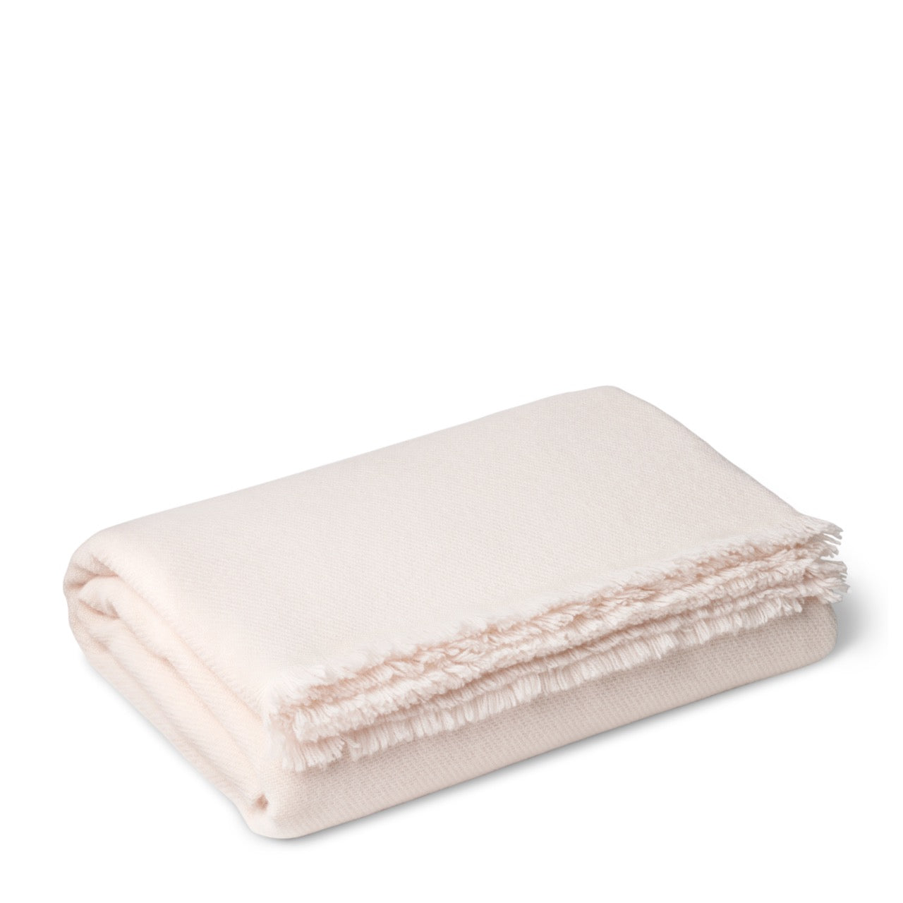 Noe Cashmere Throw in Dandelion White