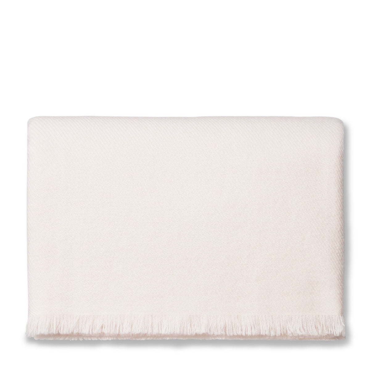 Noe Cashmere Throw in Dandelion White