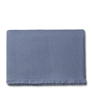 Noe Cashmere Throw in Nordic Blue