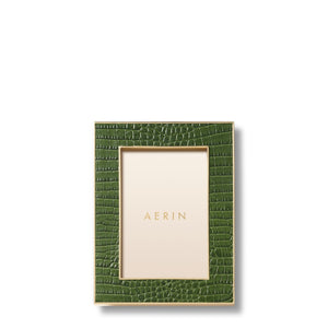 Classic Croc Leather Frame, Verde 4 X 6