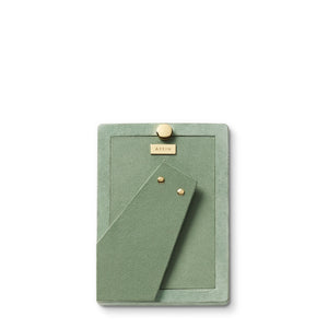Piero Suede Frame, Sage 4 x 6