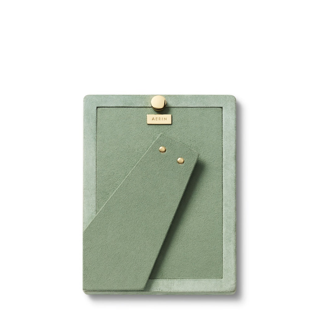 Piero Suede Frame, Sage 5 x 7