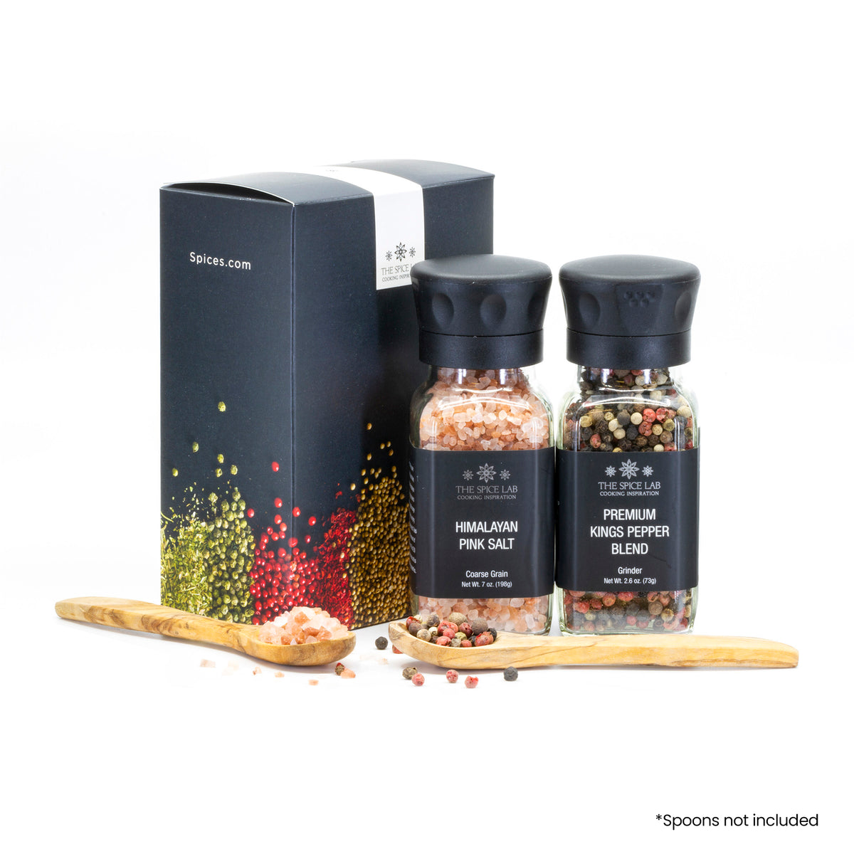 Coarse Himalayan Pink Salt & Premium Kings Pepper Blend Set – 2240