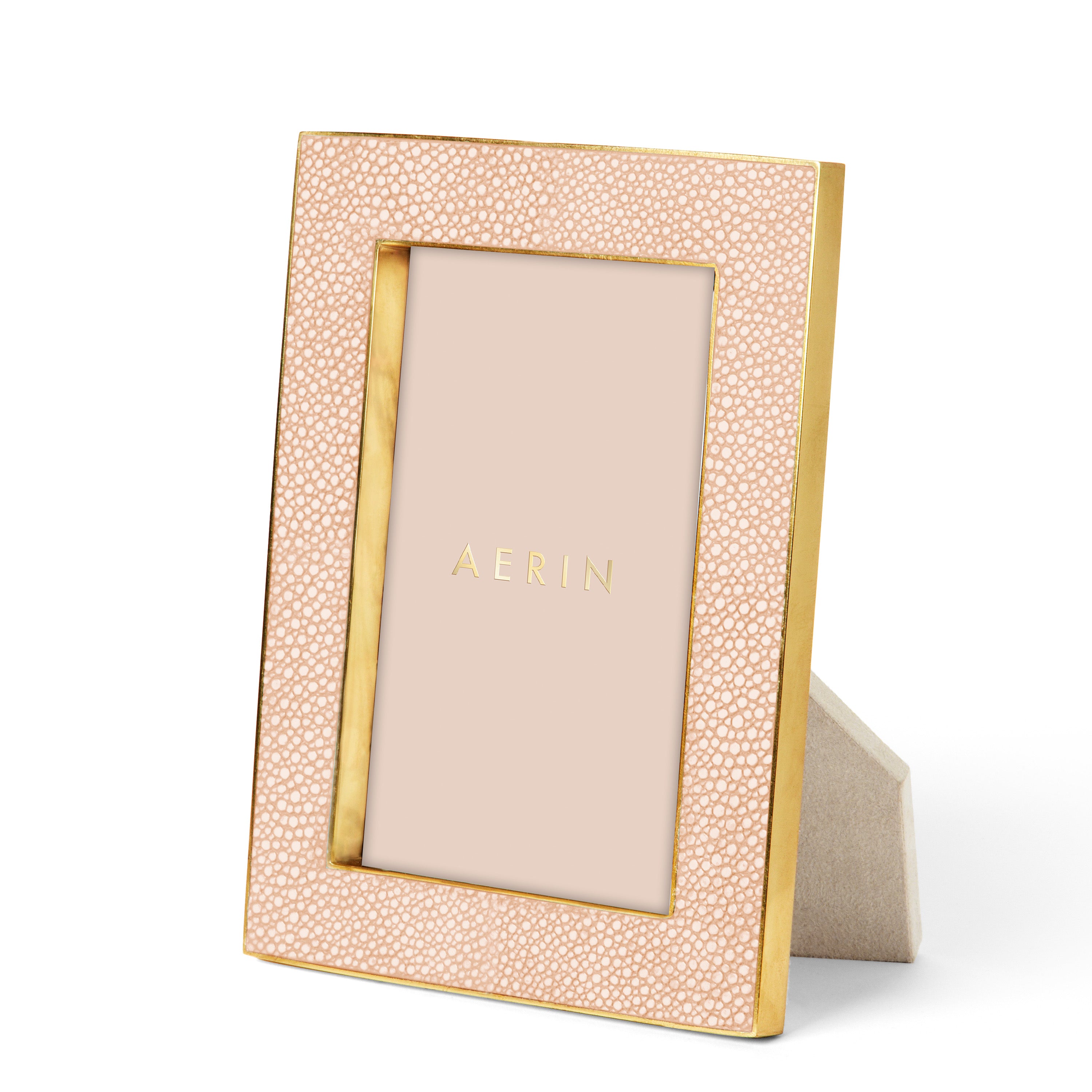 Classic Shagreen Frame, Blush