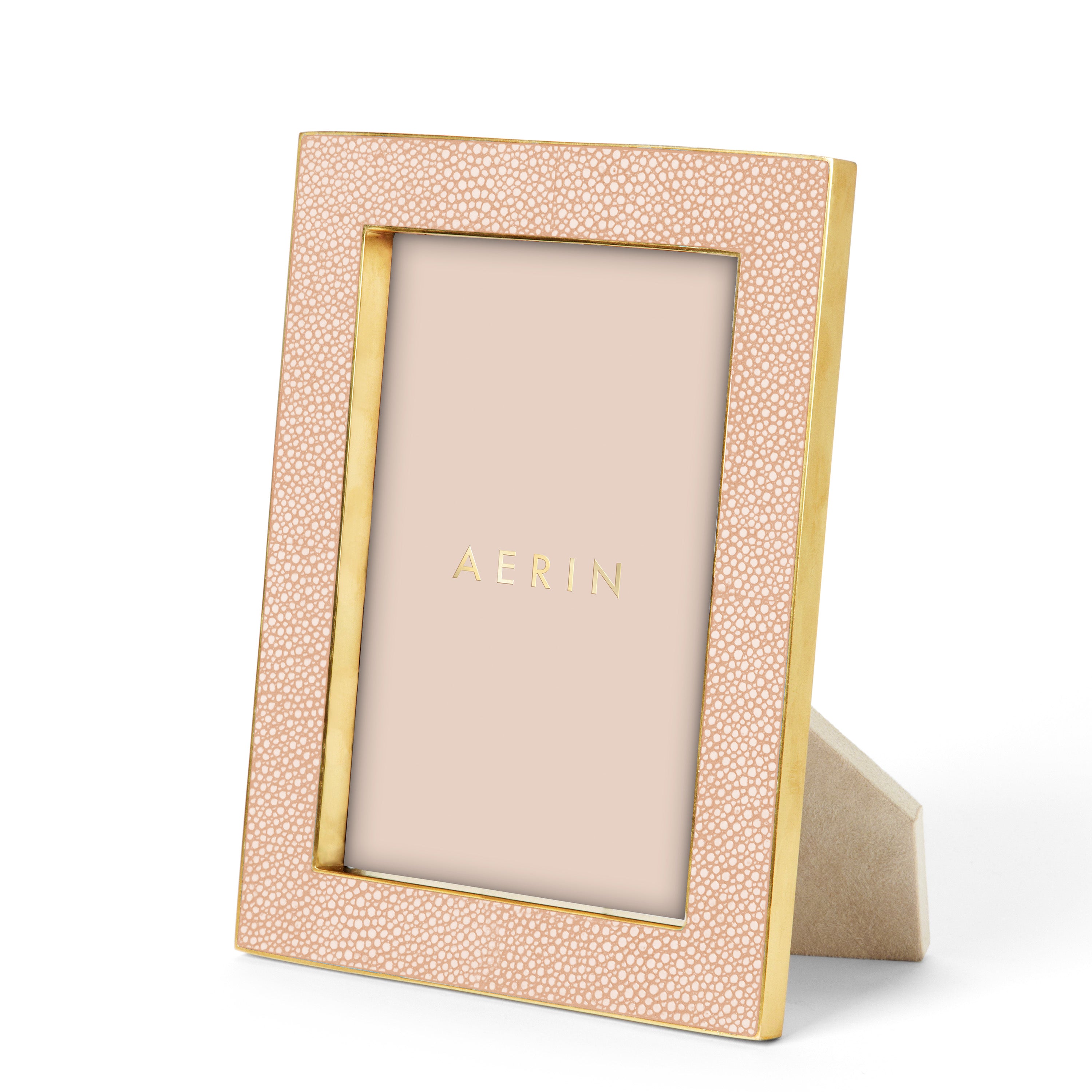 Classic Shagreen Frame, Blush