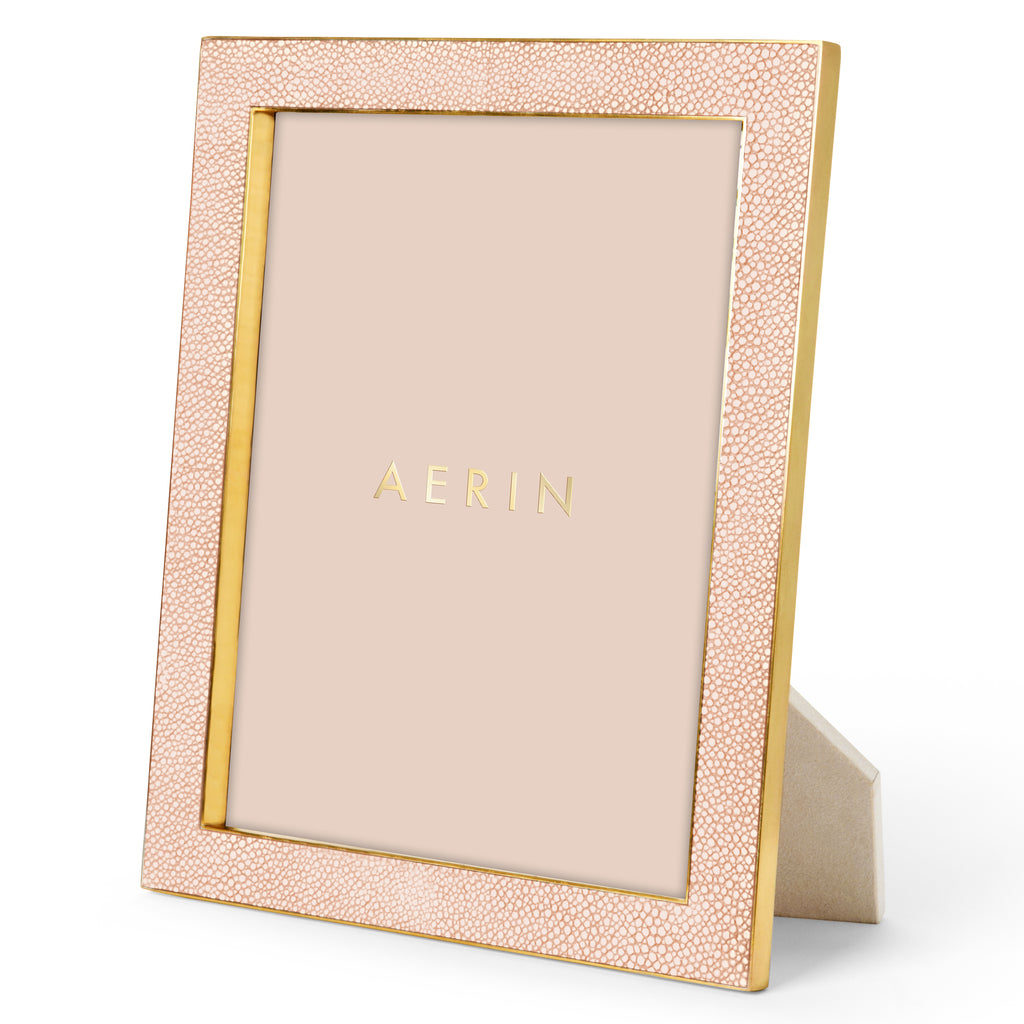 Classic Shagreen Frame, Blush