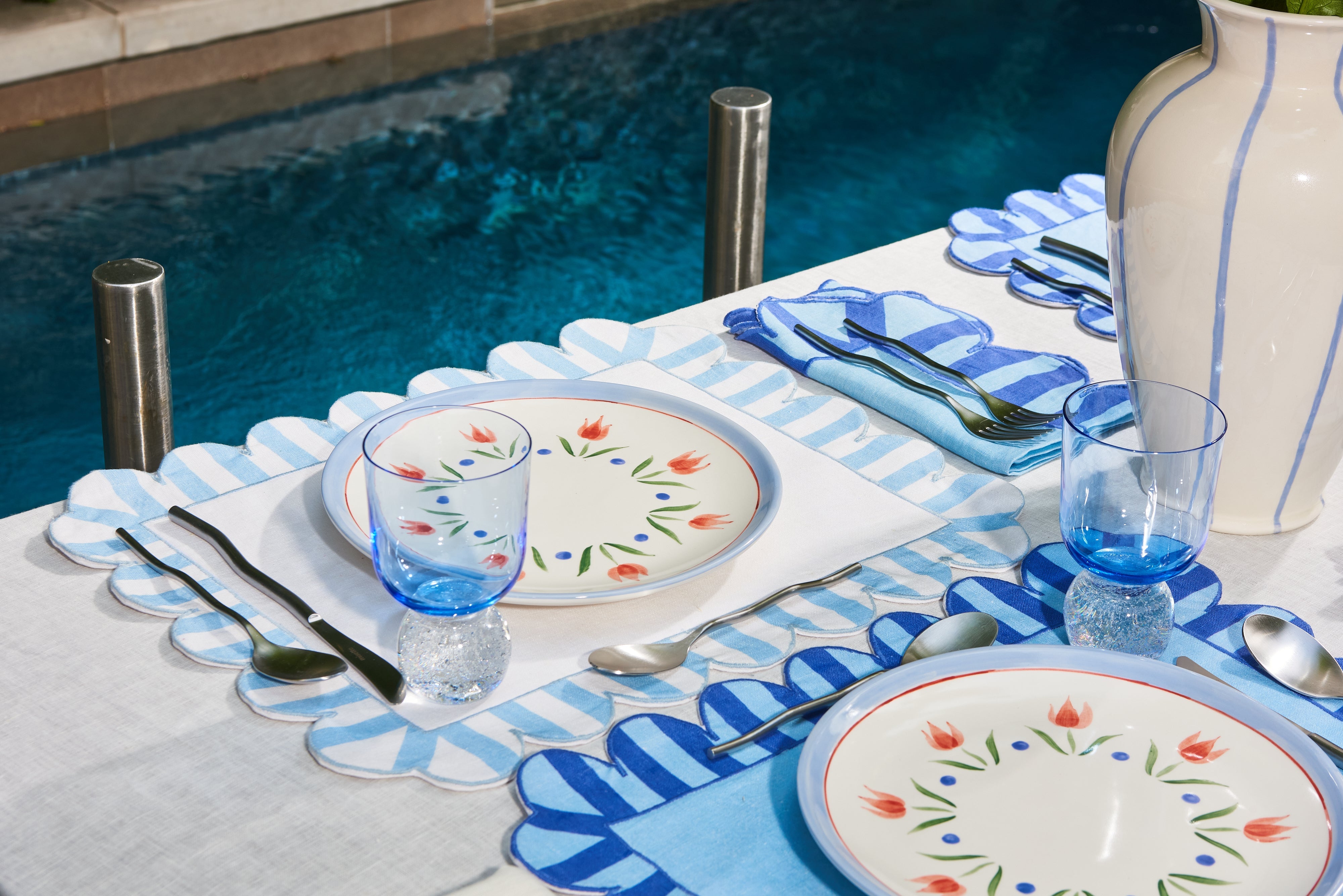 Squiggle 5-Piece Cutlery Set in Shiny Silver