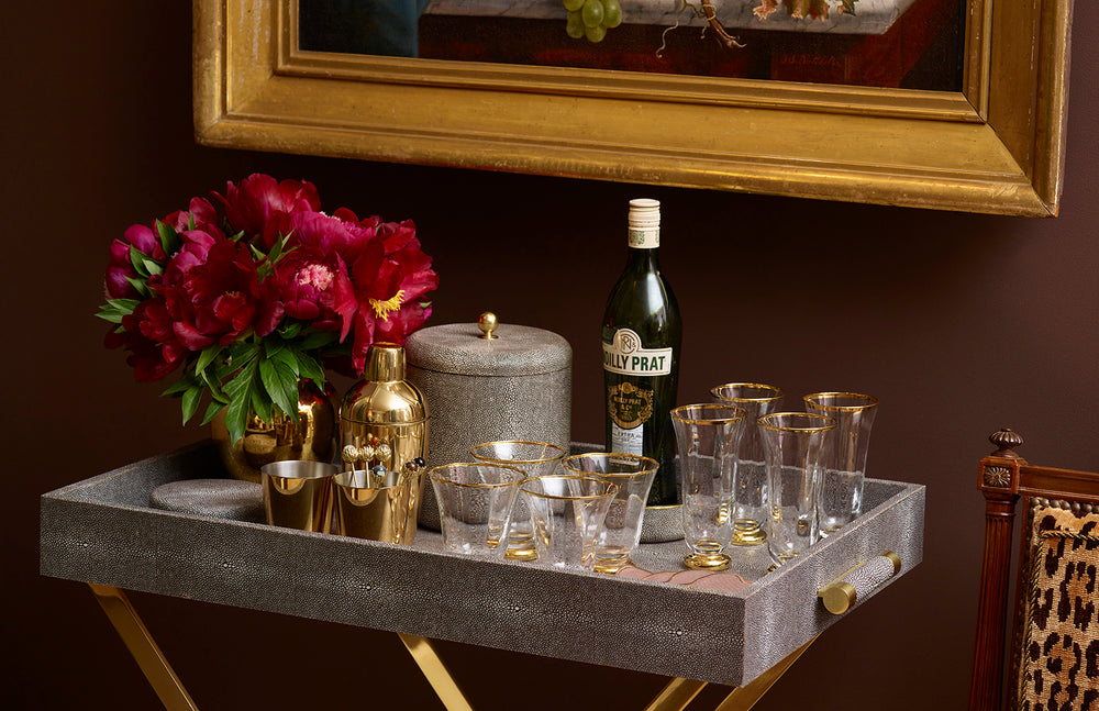 Aerin Shagreen Ice Bucket on Over The Moon