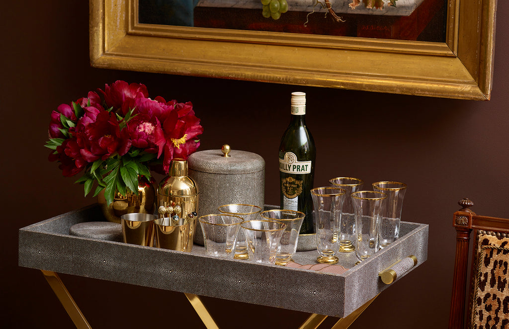 Aerin Shagreen Ice Bucket on Over The Moon