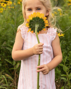 Children’s Pink and White Stripe Amelie Nightgown