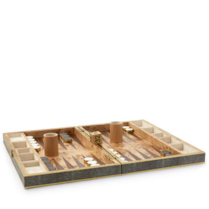 Shagreen Backgammon Set
