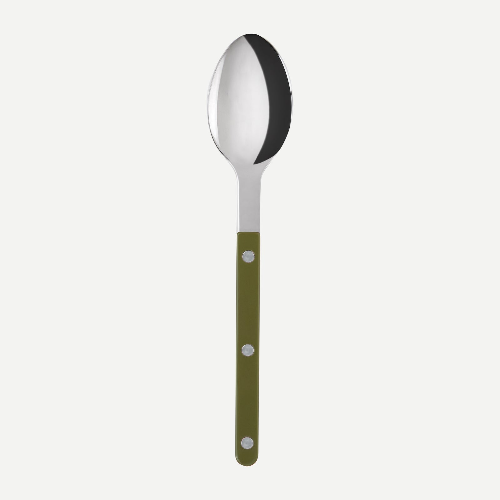 Bistrot Solid Soup Spoon, Green fern