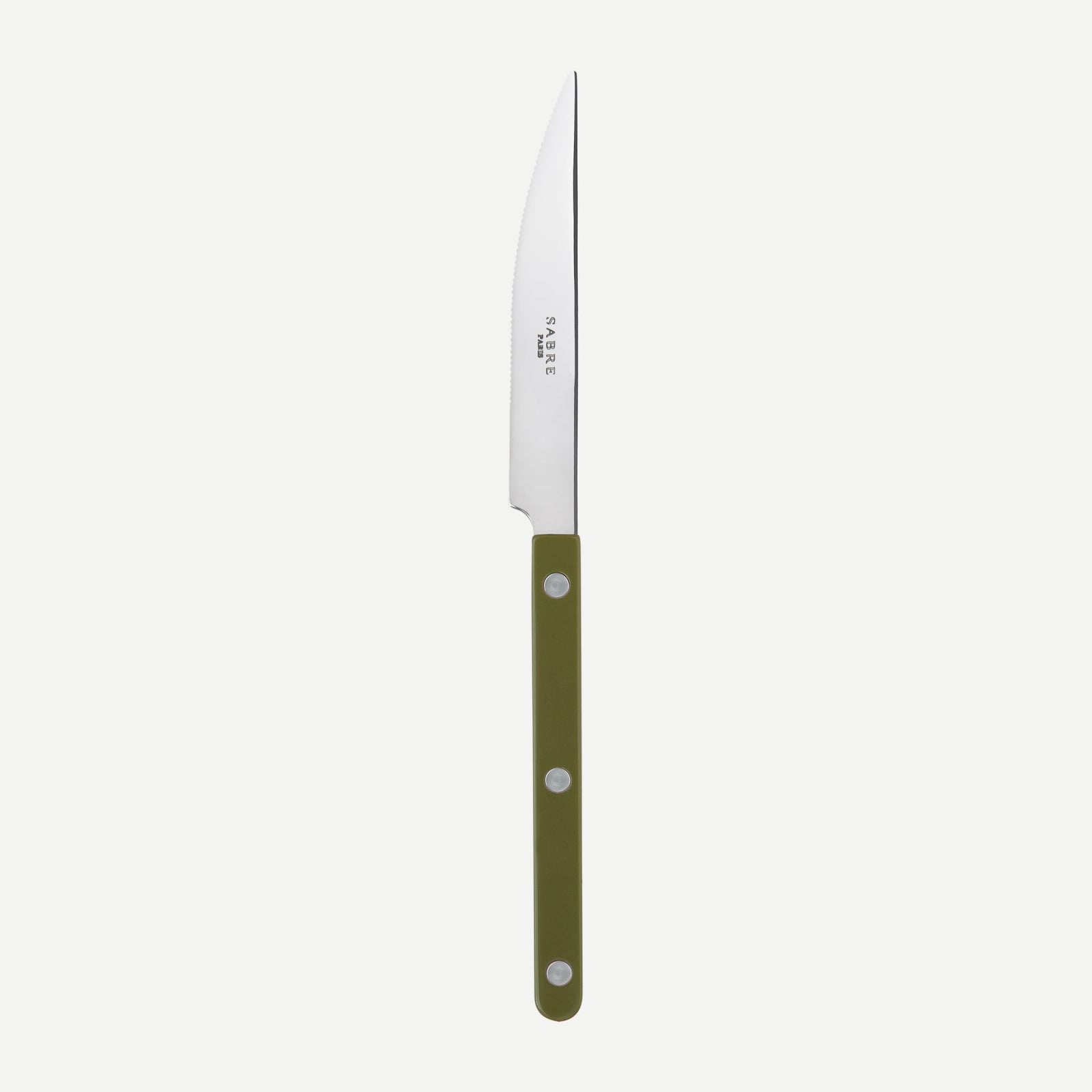 Bistrot Solid Dinner Knife, Green fern