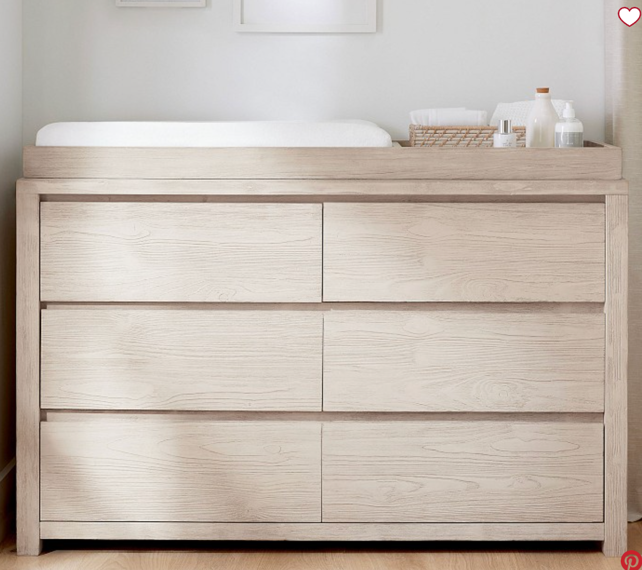 Costa Extra-Wide Nursery Dresser & Topper Set