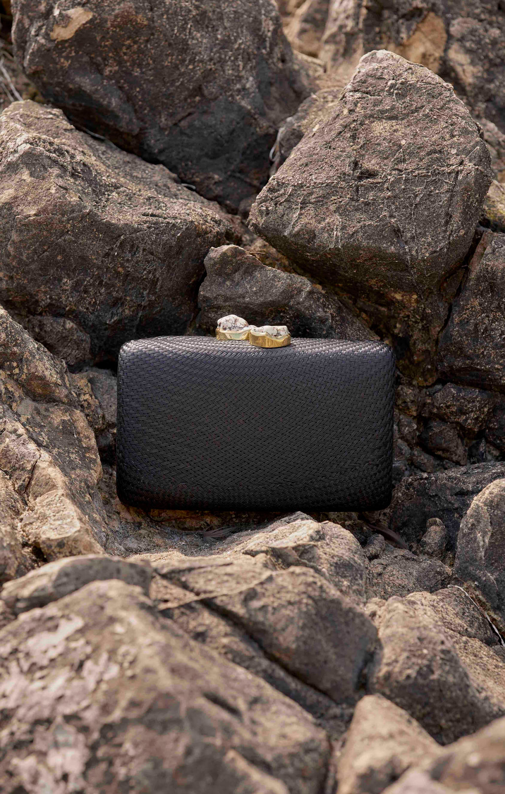 Jen Clutch with White Stone