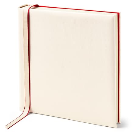 14-inch Wedding Photo Album Ivory Pebble