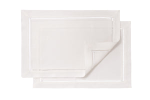 White 100% Linen Placemats