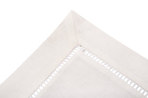 White 100% Linen Placemats