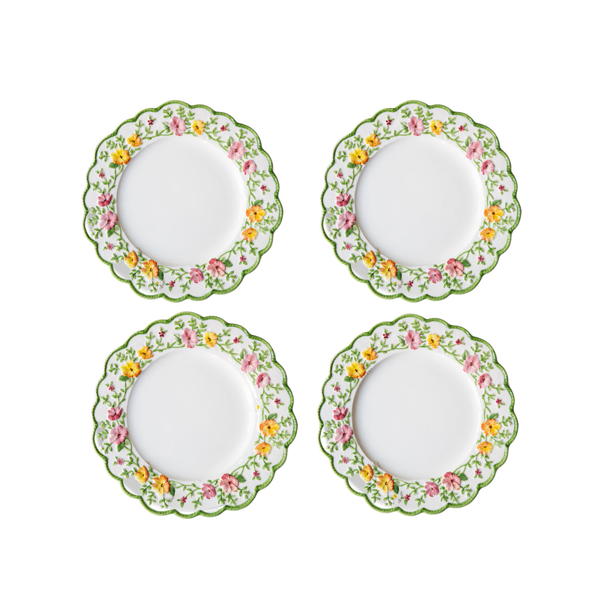 Bryony Rose Dinner Plate, Set of 4 - Skye McAlpine Tavola