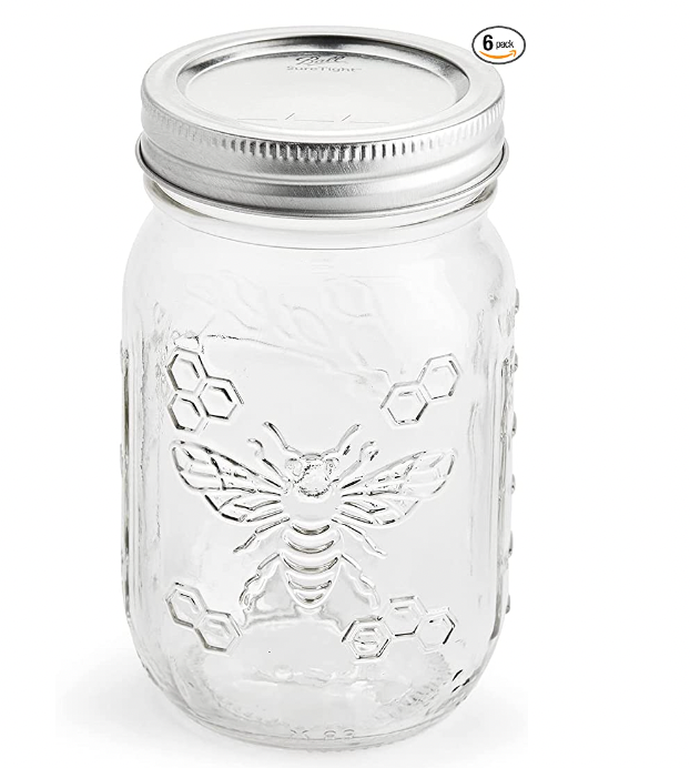 Ball Honey Bee Glass Pack of 6