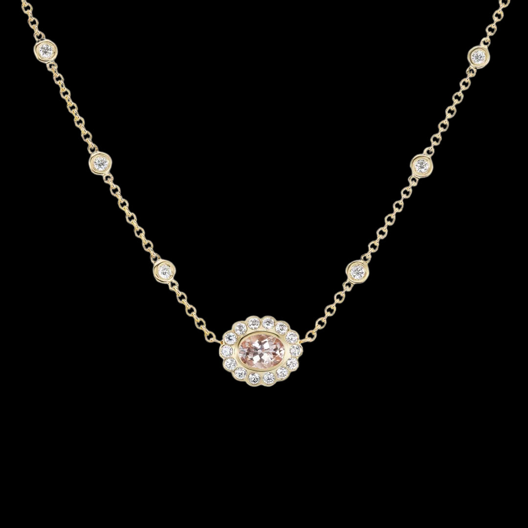 Lexie Choker in Morganite