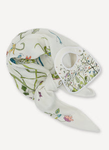 Tropical Chinoiserie Shawl Blanket
