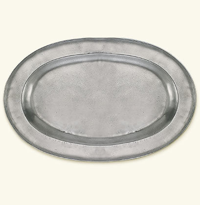 Wide Rimmed Oval Platter