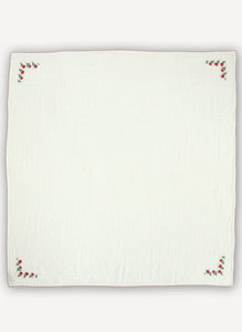Embroidered Shawl Blanket Set