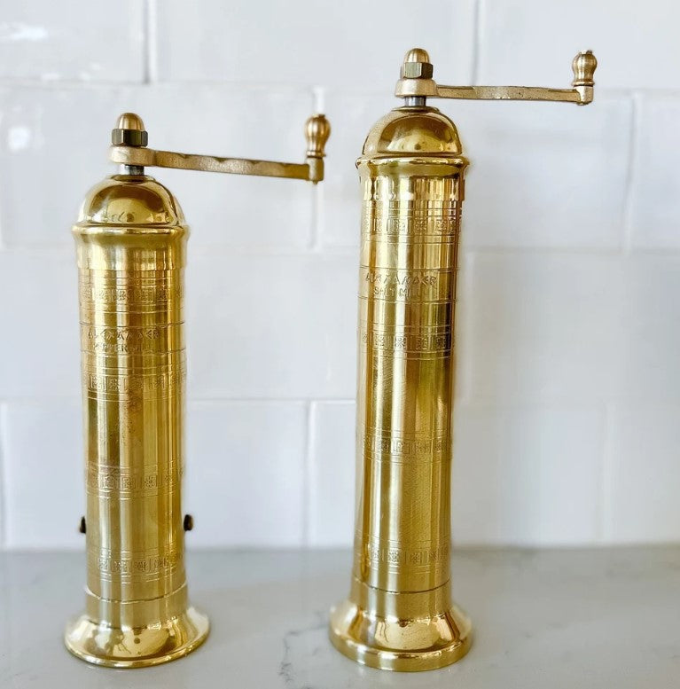 Brass Salt and Pepper Mill | Kitchen