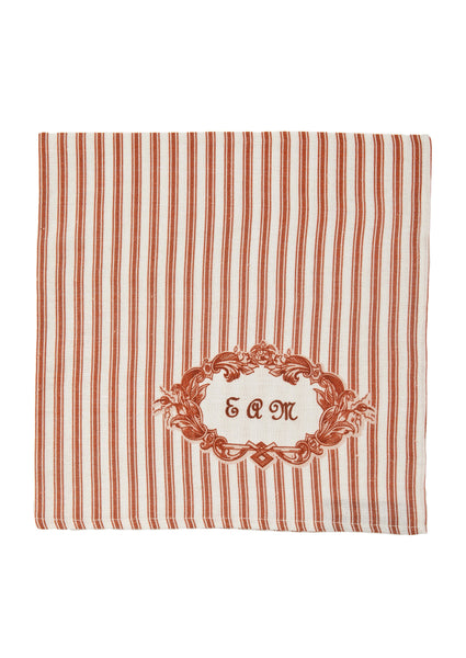 Custom Initial Peconic Napkin, Set of 4