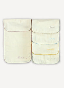 Love Languages Burp Cloth Set