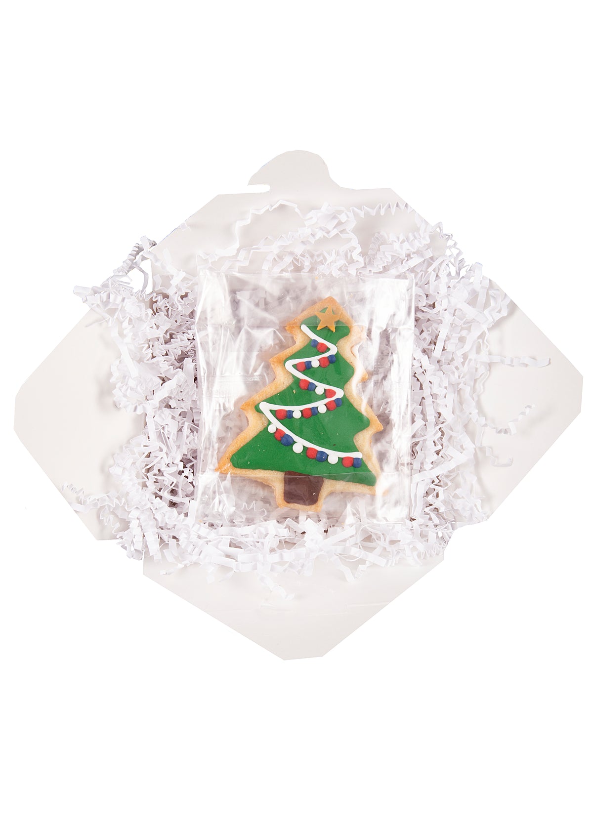 Festive Holiday Tree Sugar Cookies, Set of 12