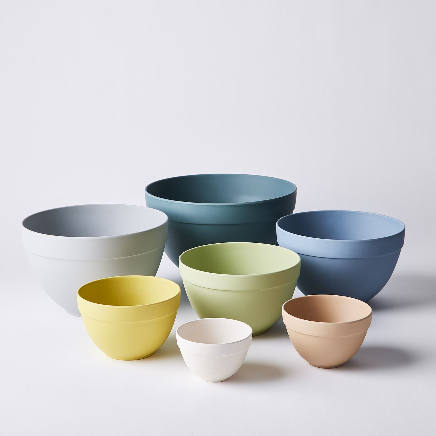 Bamboo 7-Piece Nested Mixing Bowl Set