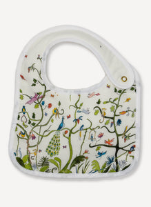 Tropical Chinoiserie Shawl Blanket & Bib Set