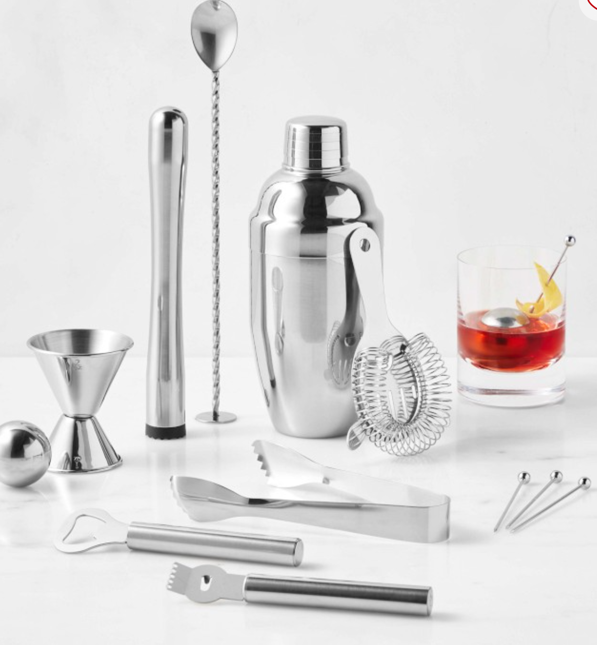 Deluxe Boxed Bar Tool and Shaker
