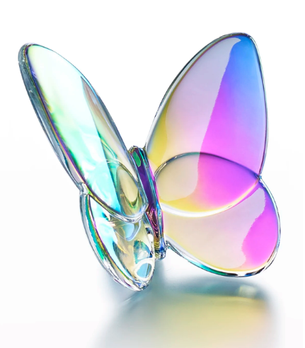 2.5" Lucky Crystal Iridescent Butterfly