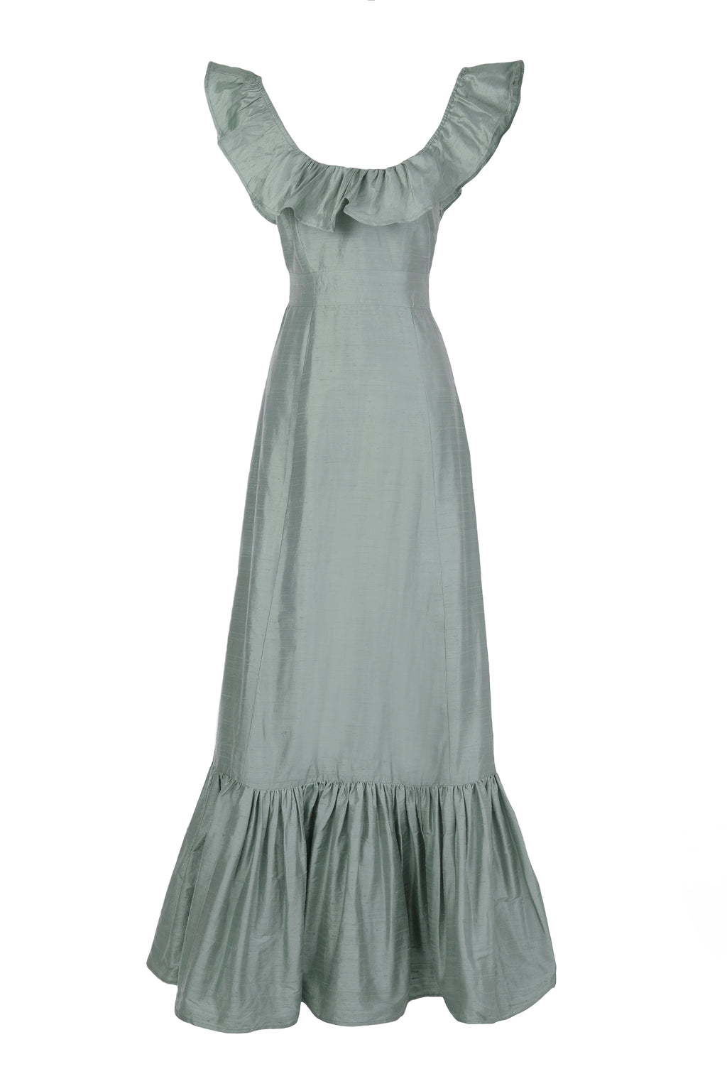 The Camille Dress in Sage Sage / XL The Camille Dress in Sage Sage / XL