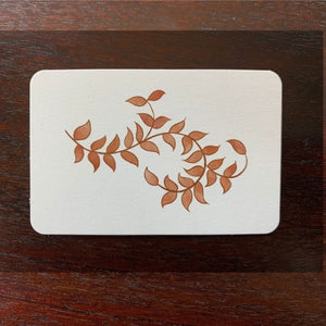 Woodland Leaves Place Cards