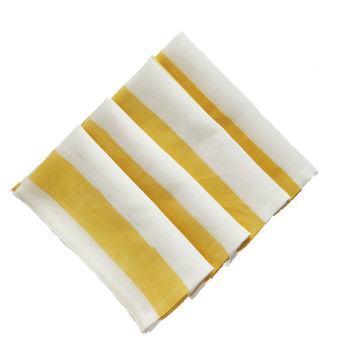 Positano Yellow Stripe Napkin, Set of 4