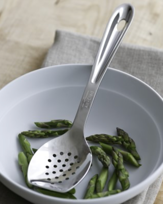 All-Clad Cook Serve Stainless-Steel Slotted Spoon