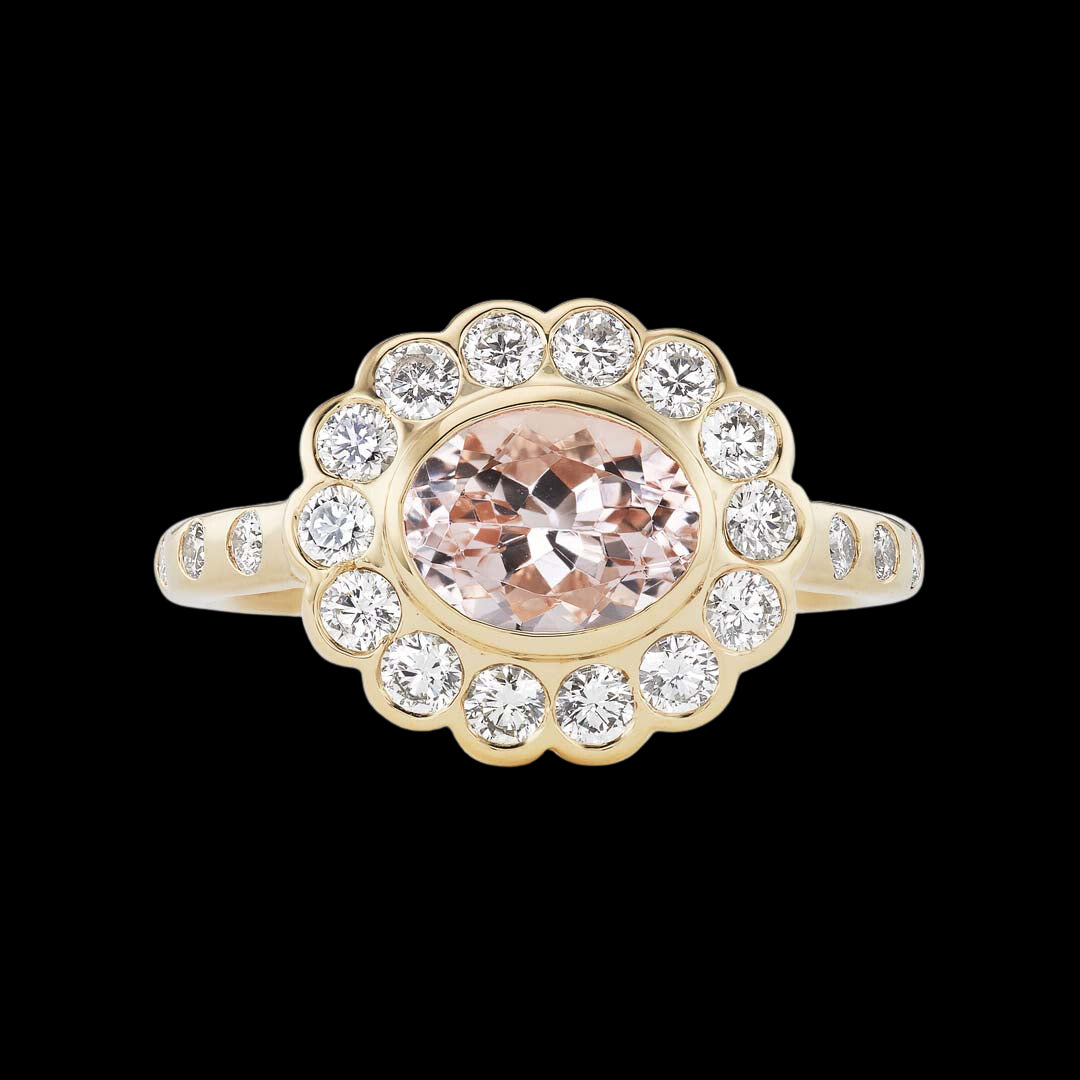 Lexie Ring in Morganite