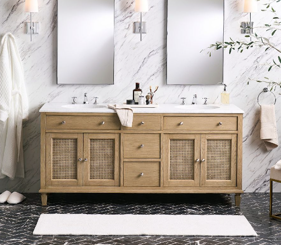 Classic Double Wide Organic Loop Bath Mat