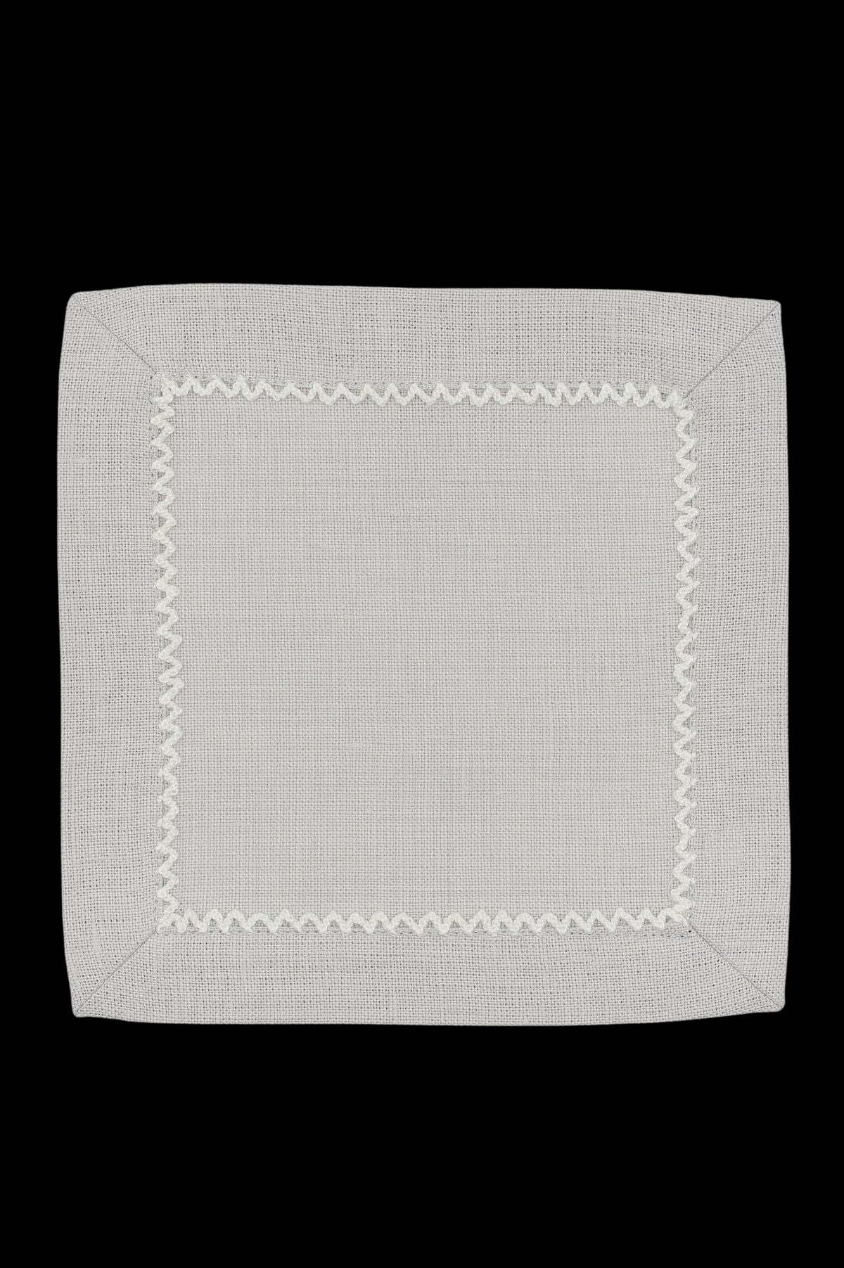 Inverted Picot Edge Cocktail Napkin, Set of 6