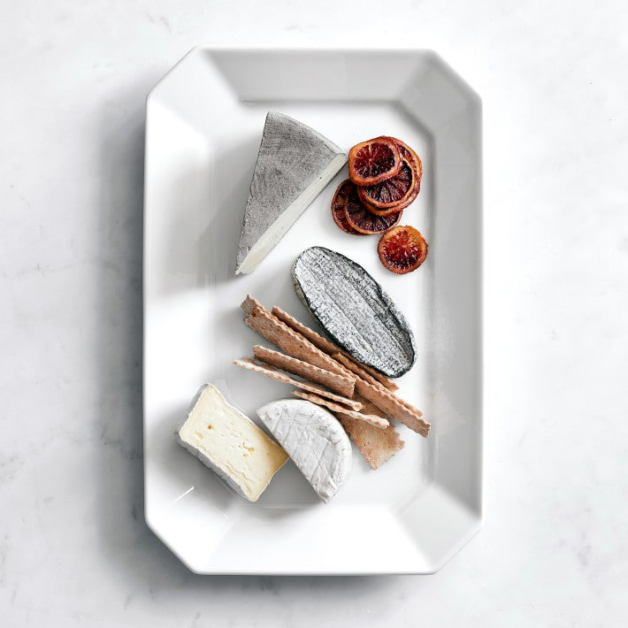 Apilco Octagonal Porcelain Serving Platter