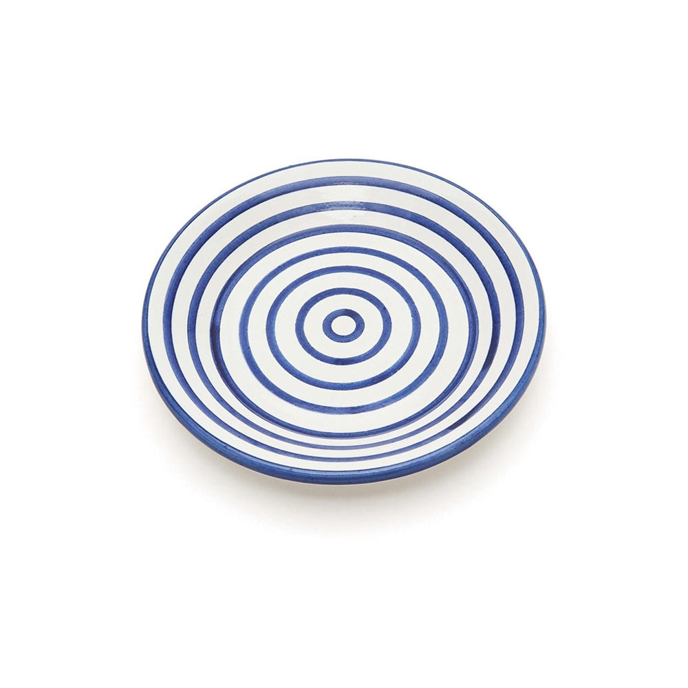 Cobalt Stripe Side Plate