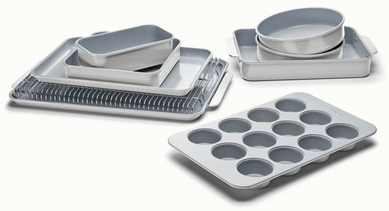 11 Piece Bakeware Set - Gray