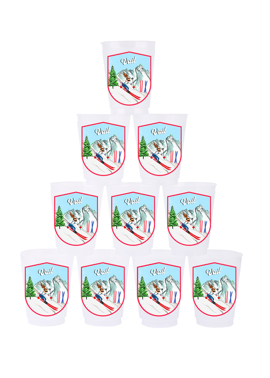 Personalized Crest Cups